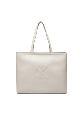 Calvin Klein Jeans Дамска чанта Sculpted Slim Tote34 LV04K3070G Екрю - Mera.bg