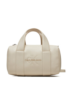 Calvin Klein Jeans Дамска чанта Sculpted Square Barrel Bag Mono K60K612378 Екрю - Mera.bg