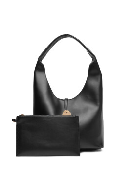 Calvin Klein Jeans Дамска чанта Stone Lock Slouchy Small Shoulde LV04K3176G Черен - Mera.bg