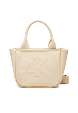 Calvin Klein Jeans Дамска чанта Summer Canvas Mini Tote LV04K3160G Бежов - Mera.bg