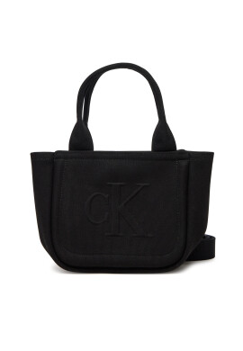 Calvin Klein Jeans Дамска чанта Summer Canvas Mini Tote LV04K3160G Черен - Mera.bg
