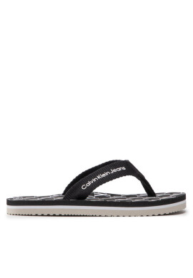 Calvin Klein Jeans Джапанки Logo Print Flip Flop V3X8-80156-0058 M Black 999 - Mera.bg