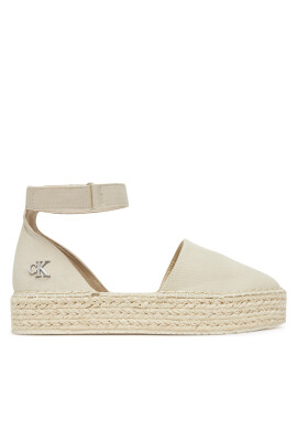 Calvin Klein Jeans Еспадрили Flatform Espadrille Sling Mg YW0YW01735 Бежов - Mera.bg
