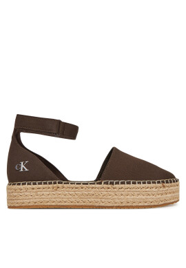Calvin Klein Jeans Еспадрили Flatform Espadrille Sling Mg YW0YW01735 Кафяв - Mera.bg