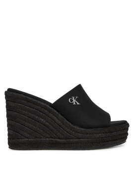 Calvin Klein Jeans Еспадрили Wedge Rope Slide Mg YW0YW01699 Черен - Mera.bg