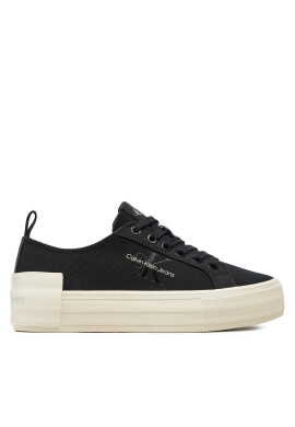 Calvin Klein Jeans Гуменки Bold Vulc Flatf Low Lace Mix Mtl YW0YW01465 Черен - Mera.bg