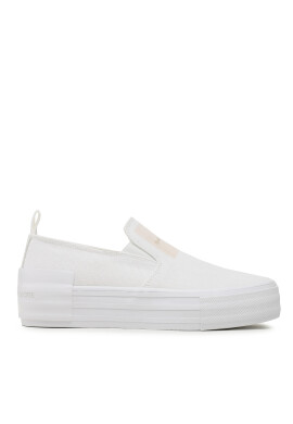 Calvin Klein Jeans Гуменки Bold Vulc Flatf Slipon Wn YW0YW01040 Бял - Mera.bg