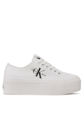 Calvin Klein Jeans Гуменки Cupsole Low Txt YW0YW01033 Бял - Mera.bg