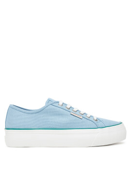 Calvin Klein Jeans Гуменки Vulc Flatform Ctn Logo Tag YW0YW01838 Светлосиньо - Mera.bg