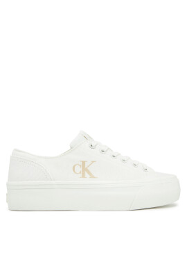 Calvin Klein Jeans Гуменки Vulc Flatform Low Cv Mg YW0YW01763 Бял - Mera.bg