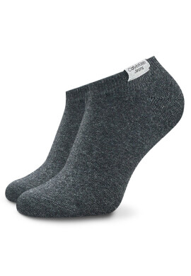 Calvin Klein Jeans Комплект 2 чифта къси чорапи дамски 701218749 Dark Grey Melange 006 - Mera.bg