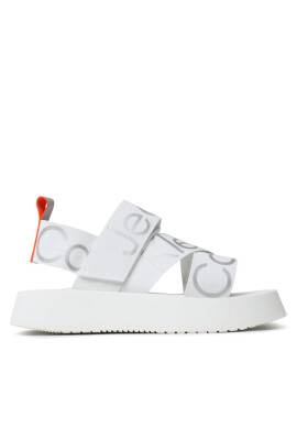 Calvin Klein Jeans Сандали Prefersato Sandal Webb YW0YW01071 Bright White/Reflective Silver - Mera.bg