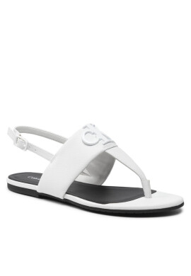 Calvin Klein Jeans Сандали Flat Sandal Hw Lth 2 YW0YW00544 Bright White YAF - Mera.bg