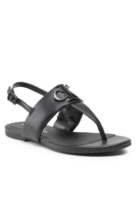 Calvin Klein Jeans Сандали Flat Sandal Hw Lth 2 YW0YW00544 Black BDS - Mera.bg