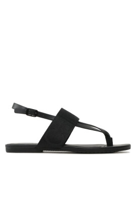 Calvin Klein Jeans Сандали Flat Sandal Toepost Webbing YW0YW00956 Черен - Mera.bg