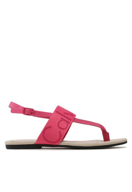 Calvin Klein Jeans Сандали Flat Sandal Toepost Webbing YW0YW00956 Raspberry Sorbet 0J0 - Mera.bg