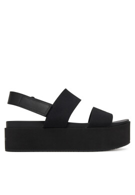 Calvin Klein Jeans Сандали Flatform Sandal Sling In YW0YW01788 Черен - Mera.bg