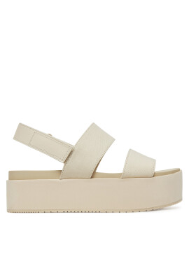 Calvin Klein Jeans Сандали Flatform Sandal Sling In YW0YW01788 Екрю - Mera.bg