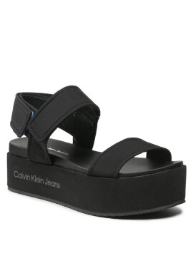 Calvin Klein Jeans Сандали Flatform Sandal Softny YW0YW00965 Black BDS - Mera.bg