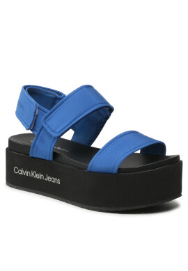 Calvin Klein Jeans Сандали Flatform Sandal Softny YW0YW00965 Син - Mera.bg