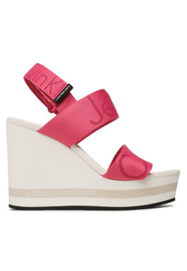 Calvin Klein Jeans Сандали Wedge Sandal Webbing YW0YW00959 Raspberry Sorbet 0J0 - Mera.bg