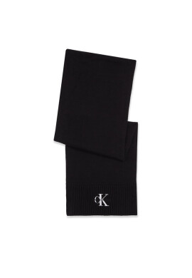 Calvin Klein Jeans Зимен шал Monologo Embro Knit Scarf K60K611262 Black BDS - Mera.bg