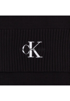 Calvin Klein Jeans Зимен шал Monologo Embro Knit Scarf K60K611262 Black BDS - Mera.bg