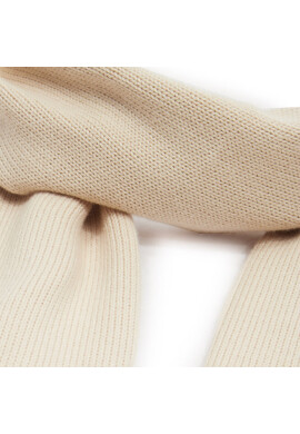 Calvin Klein Jeans Зимен шал Monologo Embro Knit Scarf K60K611262 Екрю - Mera.bg