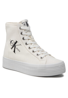 Calvin Klein Jeans Сникърси Vulcanized Flatform Mid Cut YW0YW00646 Бял - Mera.bg