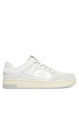 Calvin Klein Jeans Сникърси Basket Cup Low Laceup Lth Mix YM0YM01308 Бял - Mera.bg
