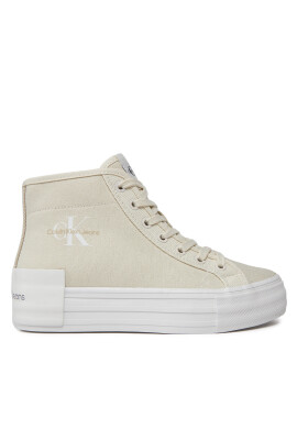 Calvin Klein Jeans Сникърси Bold Vulc Flatf Mid Cs Ml Btw YW0YW01392 Бежов - Mera.bg