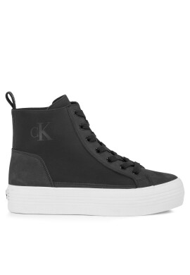 Calvin Klein Jeans Сникърси Bold Vulc Mid Flatform Laceup Wn YW0YW01270 Черен - Mera.bg