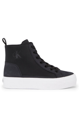 Calvin Klein Jeans Сникърси Bold Vulc Mid Flatform Laceup Wn YW0YW01270 Черен - Mera.bg