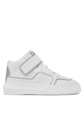 Calvin Klein Jeans Сникърси Chunky Cupsole Laceup Mid M YW0YW00811 Бял - Mera.bg