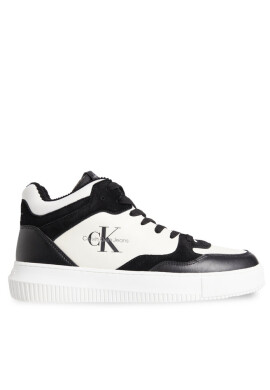 Calvin Klein Jeans Сникърси Chunky Mid Cupsole Coui Lth Mix YM0YM00779 Черен - Mera.bg