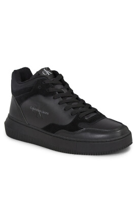 Calvin Klein Jeans Сникърси Chunky Mid Cupsole Coui Lth Mix YM0YM00779 Черен - Mera.bg