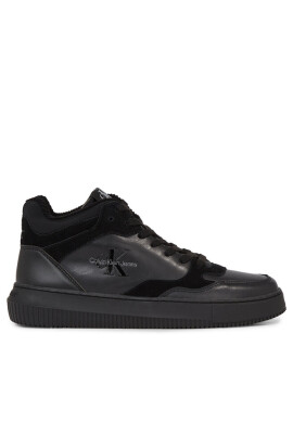Calvin Klein Jeans Сникърси Chunky Mid Cupsole Coui Lth Mix YM0YM00779 Черен - Mera.bg