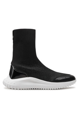 Calvin Klein Jeans Сникърси Eva Runner High Sock Mtr YW0YW01485 Черен - Mera.bg