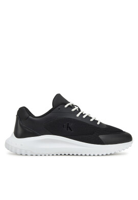 Calvin Klein Jeans Сникърси Eva Runner Low Mesh Mix YM0YM01185 Черен - Mera.bg
