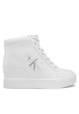 Calvin Klein Jeans Сникърси Hidden Wedge Cupsole Laceup YW0YW00771 Бял - Mera.bg