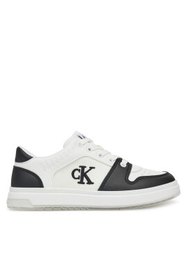 Calvin Klein Jeans Сникърси Low Cut Lace-Up Sneaker V3X9-82093-1697 S Бял - Mera.bg