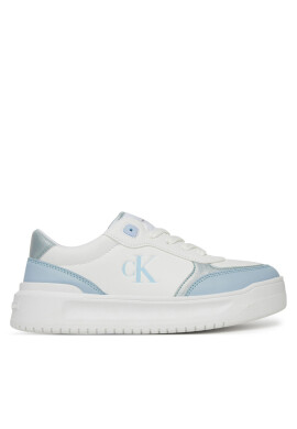 Calvin Klein Jeans Сникърси Low Cut Lace-Up V3A9-82020-1355 Бял - Mera.bg