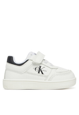 Calvin Klein Jeans Сникърси Low Cut Lace-Up/ Velcro Sneaker V1X9-82077-1355 M Бял - Mera.bg