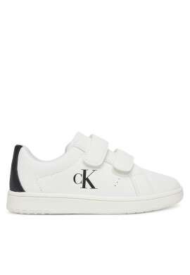 Calvin Klein Jeans Сникърси Low Cut Lace Velcro Sneaker V1X9-82080-1355 S Бял - Mera.bg