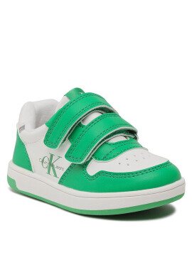 Calvin Klein Jeans Сникърси Low Cut Velcro Sneaker V1X9-80545-1355 Green/White X042 - Mera.bg