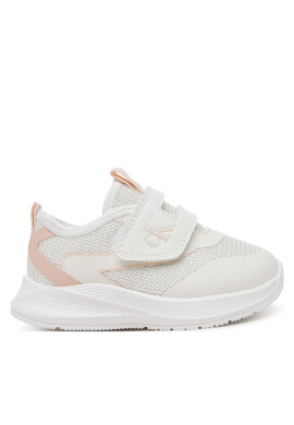 Calvin Klein Jeans Сникърси Low Cut Velcro V1A9-82026-1697A M Бял - Mera.bg