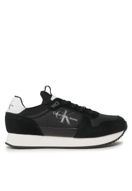 Calvin Klein Jeans Сникърси Retro Runner Laceup Refl YM0YM00742 Черен - Mera.bg