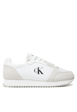 Calvin Klein Jeans Сникърси Retro Runner Sock Lace Up Ny-Su YM0YM01326 Бял - Mera.bg