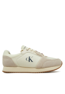 Calvin Klein Jeans Сникърси Retro Sock Runner Mg YM0YM01152 Бежов - Mera.bg