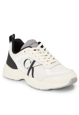 Calvin Klein Jeans Сникърси Retro Tennis Laceup Mesh YM0YM00785 Бял - Mera.bg